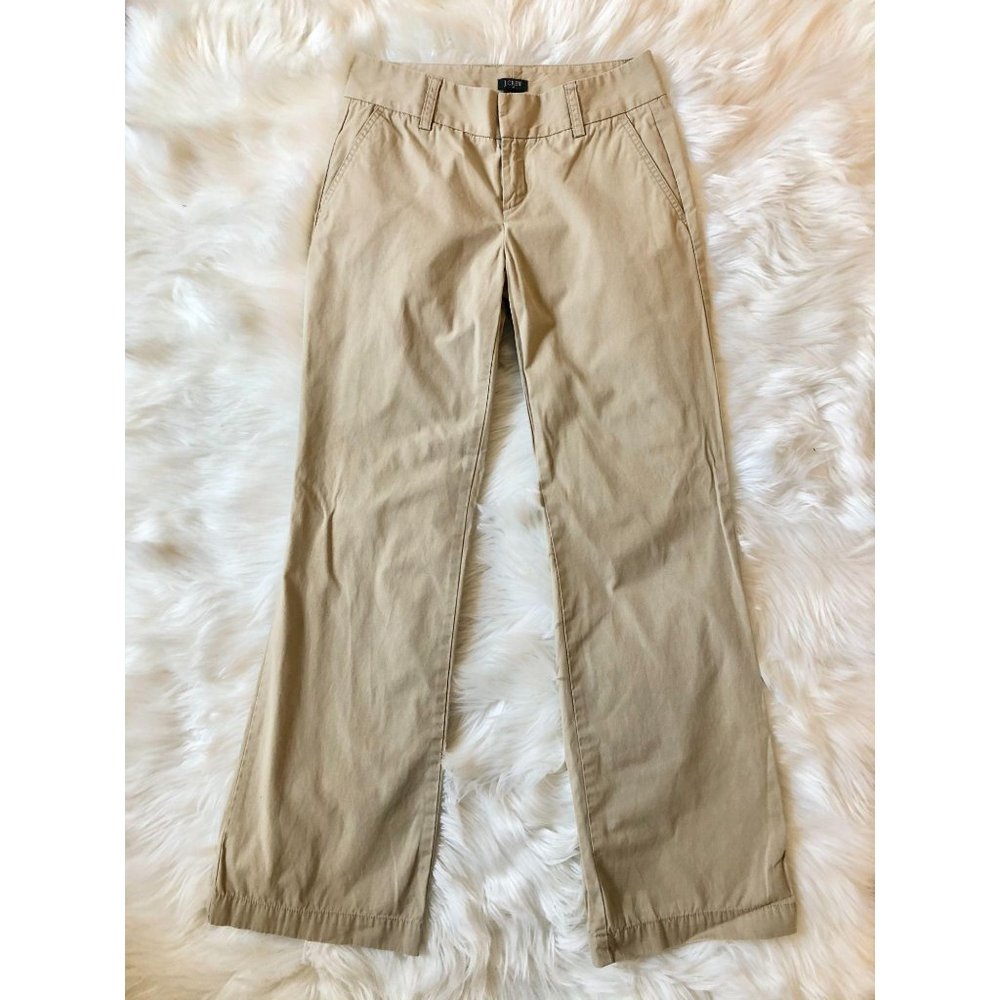 J. Crew Low Fit Khaki Pants 0